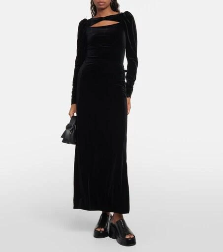 Cutout velvet jersey bodysuit  On Sale Now with Up to 40% Off | Discover  Exclusive Deals & Savings at BeyondStyle  Authentic Ganni  tops|designers|bodysuits|m|n|w|clothing|e|ganni|o|women with Limited-Time  Discounts, Free Shipping, and Price