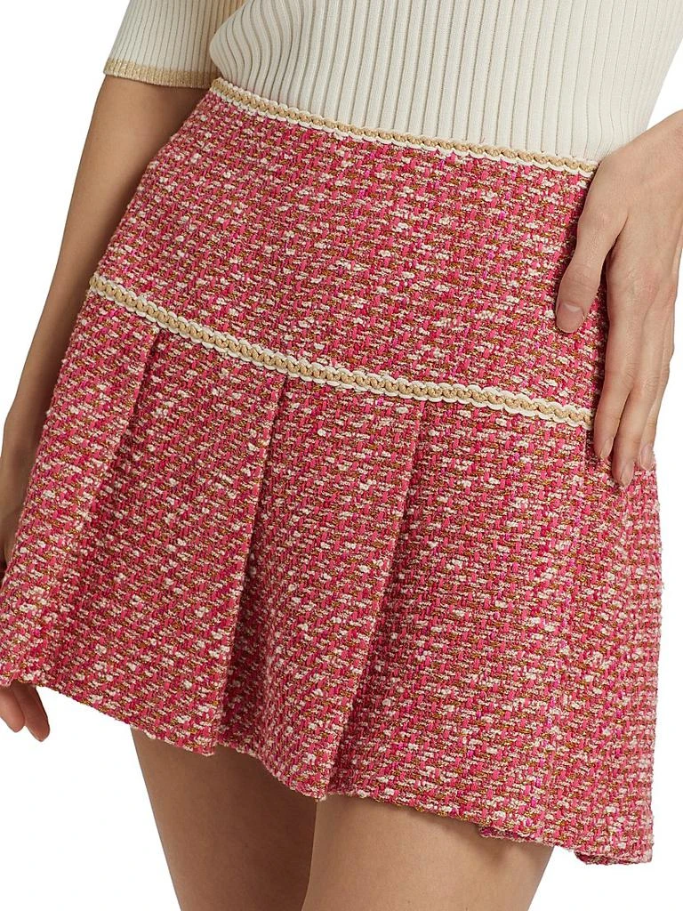 Ramy Brook Anya Tweed Pleated Skort 6