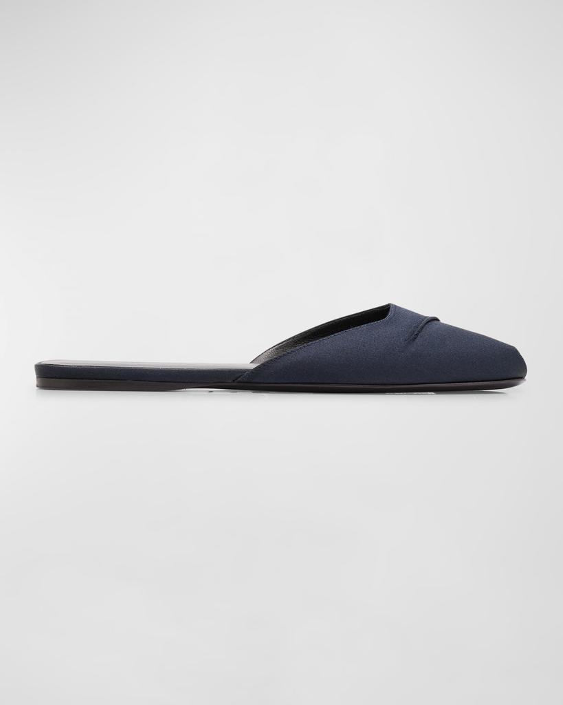 The Row Milla Satin Ballerina Mules