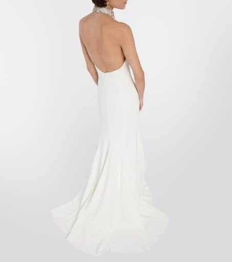 Stella McCartney Bridal embellished halterneck gown 3