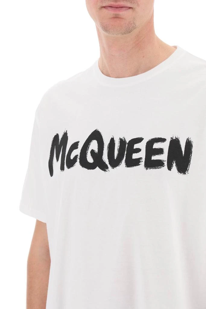 ALEXANDER MCQUEEN mcqueen graffiti t-shirt 4