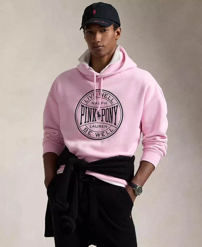 Ralph Lauren Men's Pink Pony Relaxed-Fit Hoodie 1