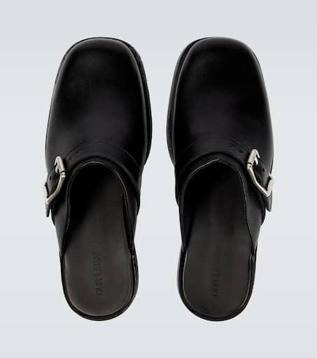 Shop Camion leather mules on Sale at BeyondStyle – Get Lowest