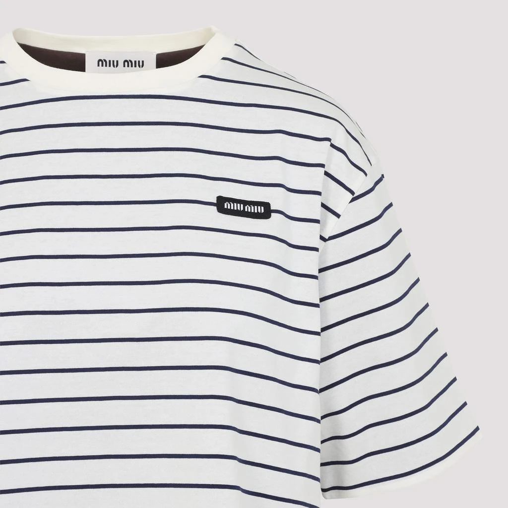 Miu Miu COTTON T-SHIRT 4