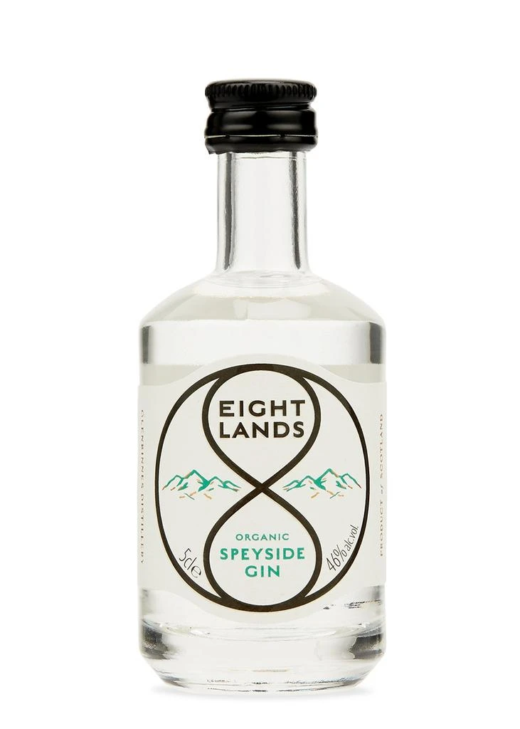 GLENRINNES Eight Lands Organic Speyside Gin Miniature 50ml 1