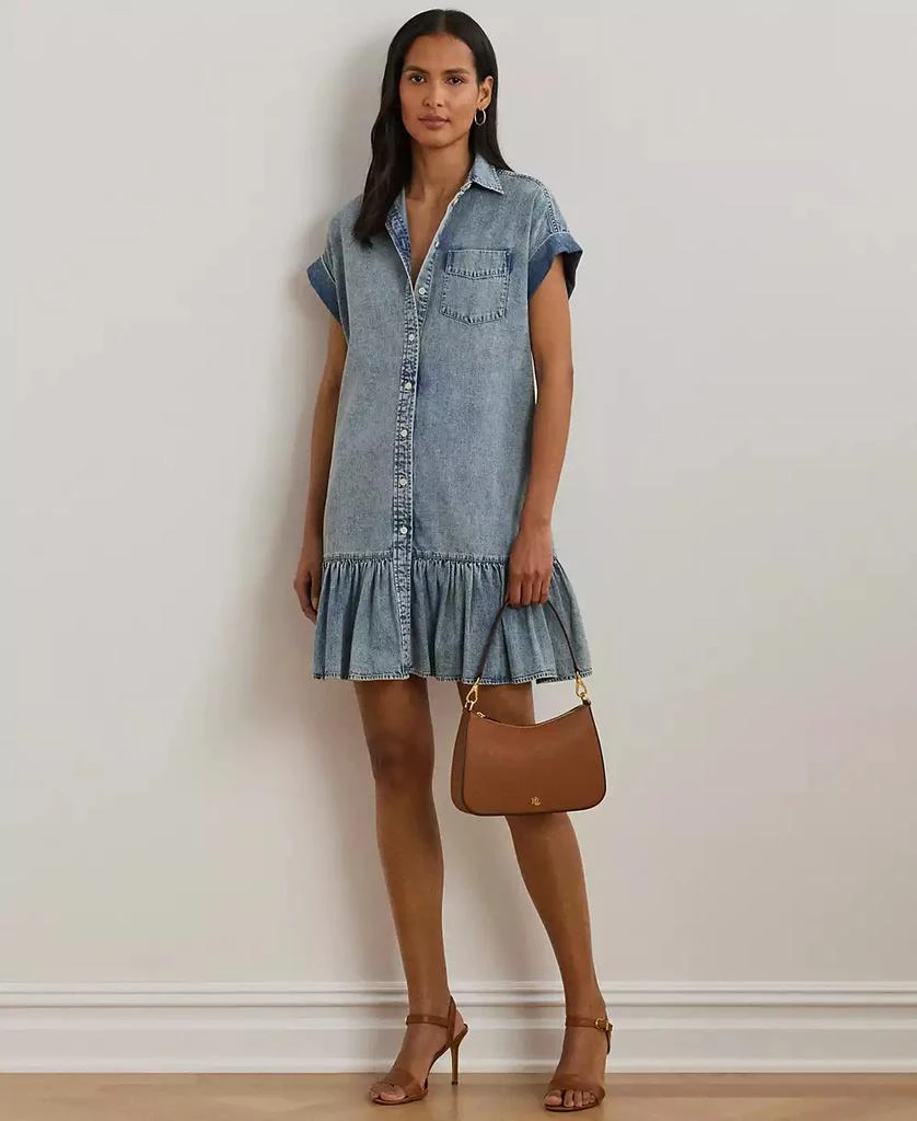 Ralph Lauren Women's Denim Short-Sleeve Shirtdress 1