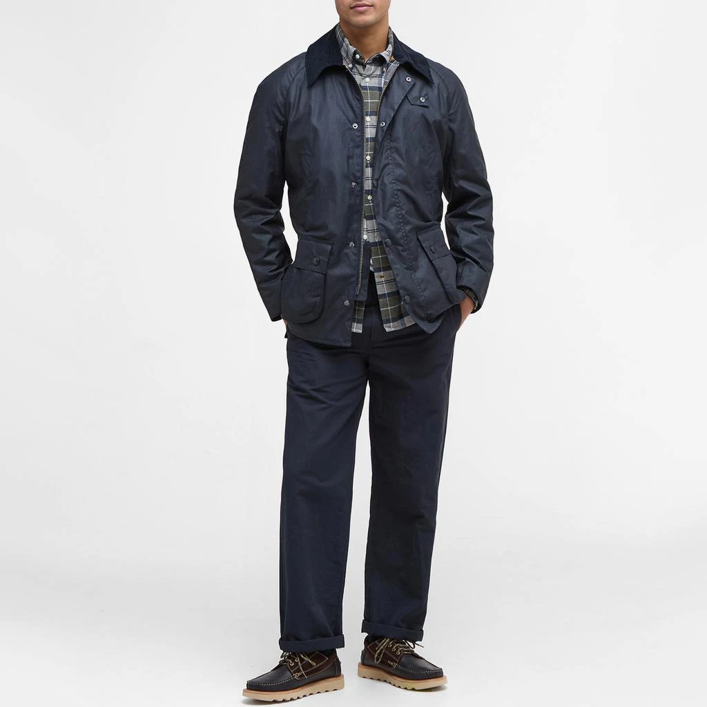 Barbour Heritage Men's Ashby Wax Jacket - Olive 5