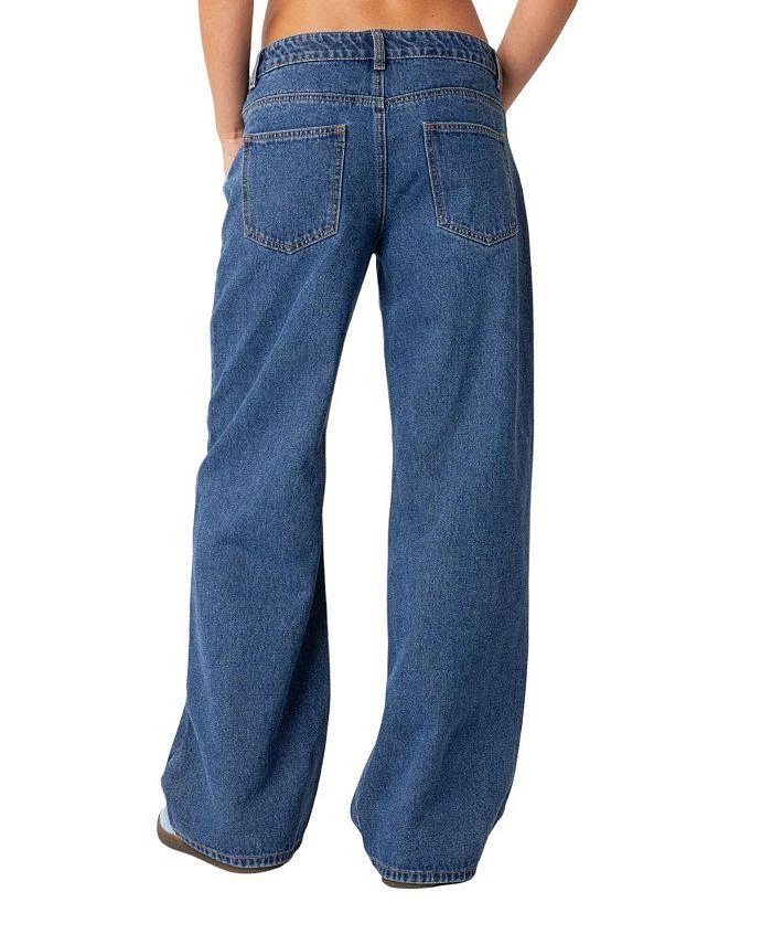 Edikted Raelynn Washed Low Rise Jeans 2