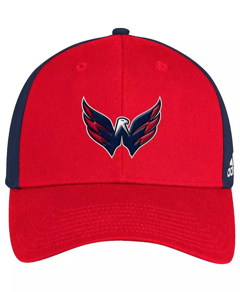 Adidas Men's Red, Navy Washington Capitals Team Adjustable Hat 1