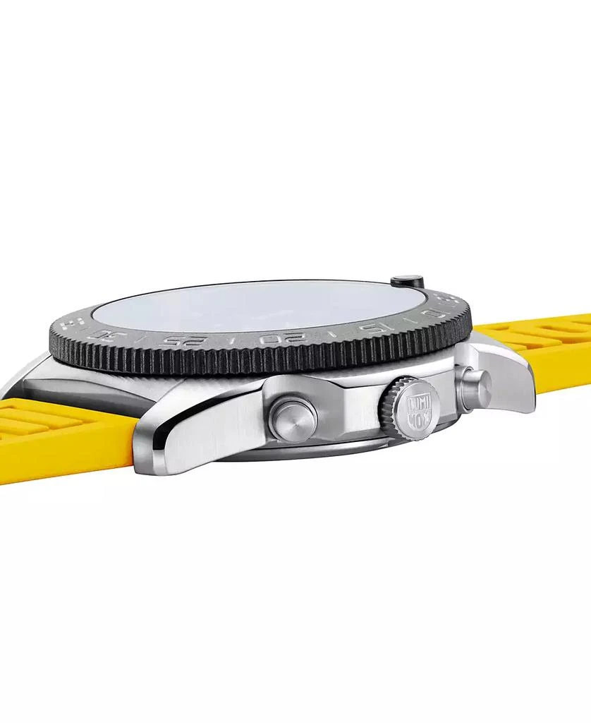 Luminox Men's Swiss Chronograph Pacific Diver Yellow Rubber Strap Watch 44mm 4