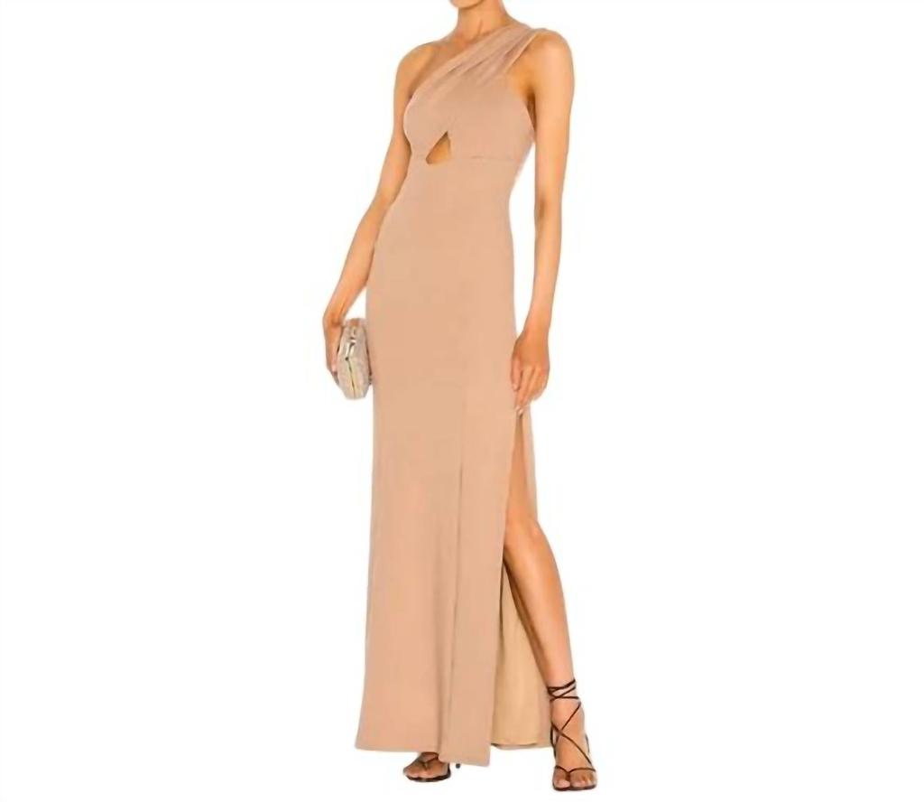 Lovers + Friends Stacey Maxi Dress In Tan