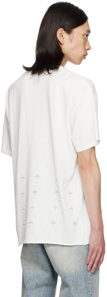 Ksubi White Stitch Up Biggie T-Shirt 3