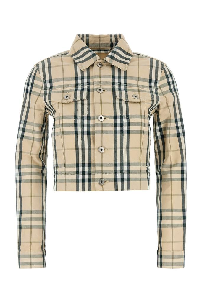 Burberry Embroidered denim jacket