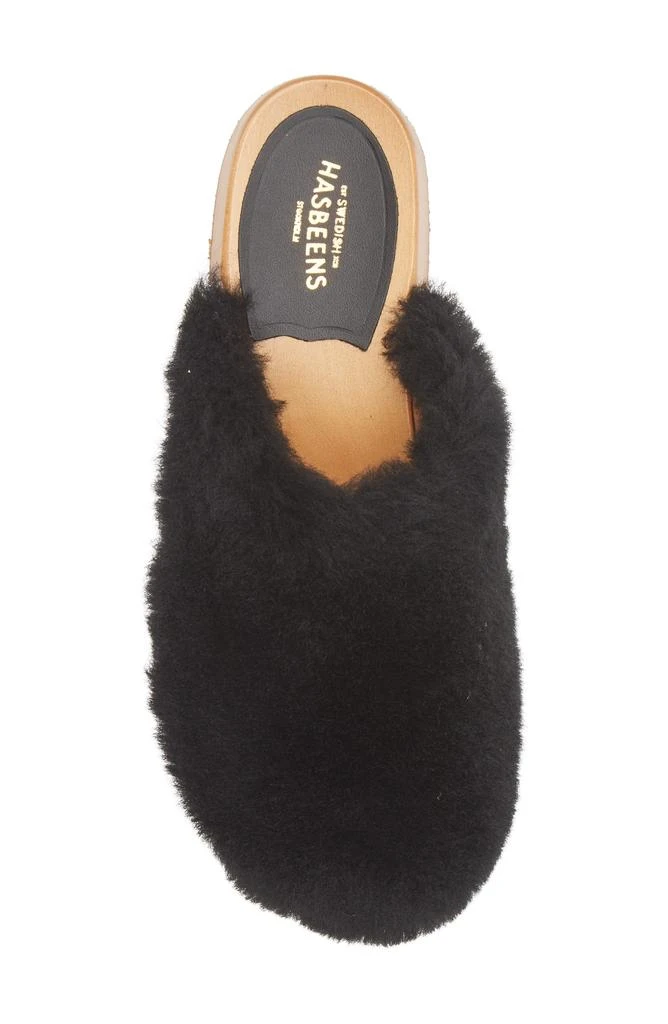Swedish Hasbeens Fluff Genuine Shearling Clog 5