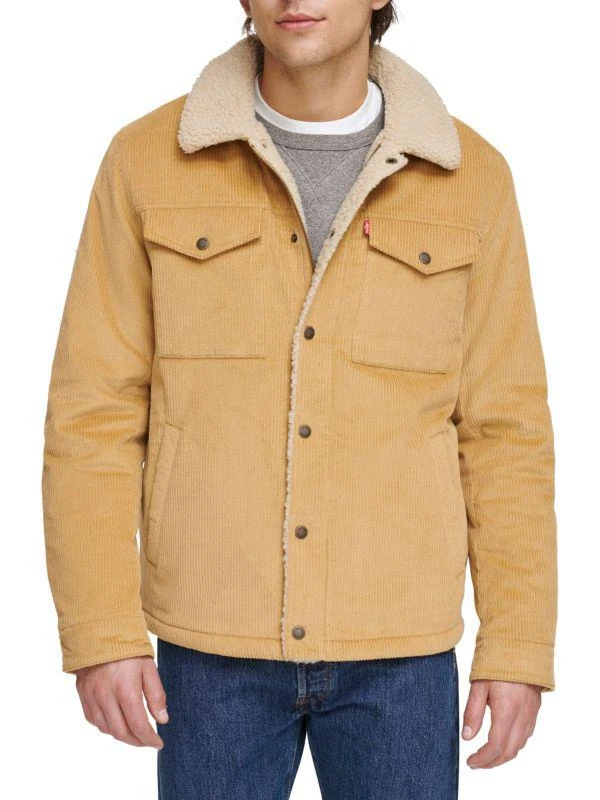 Levi's Faux Shearling Lined Corduroy Trucker Jacket 1