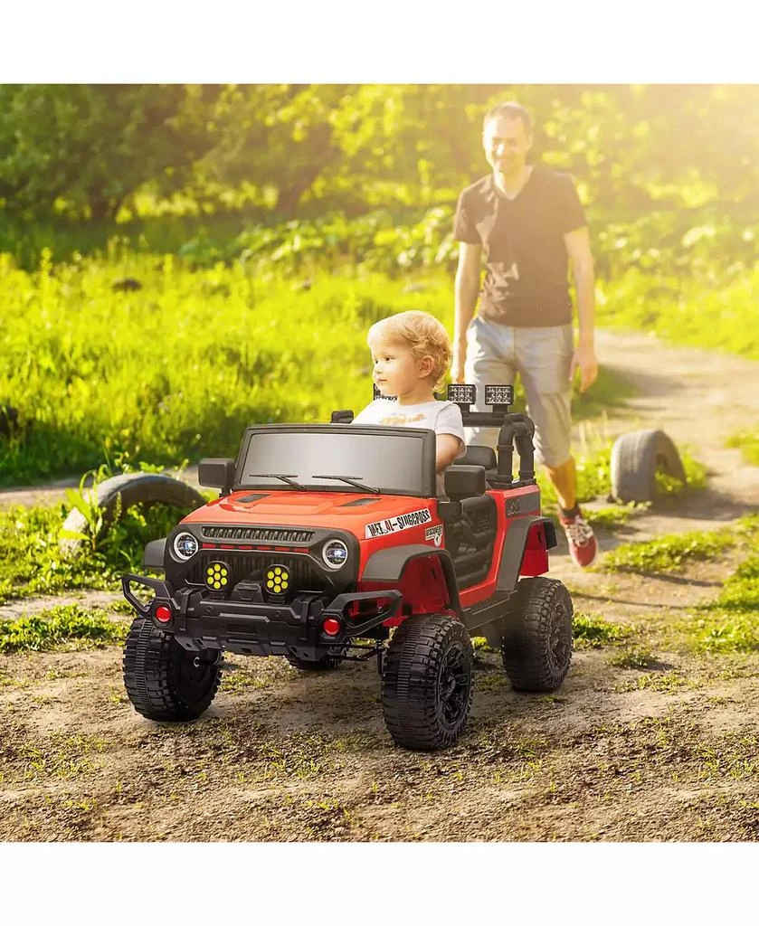 HONGGE 12V Kids Ride On Truck with Music Lights and Remote 2