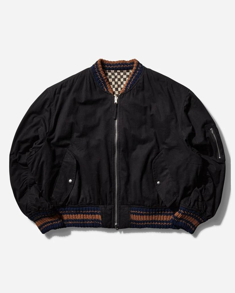 Story mfg. Men's Seed Bomber Jacket Black 1