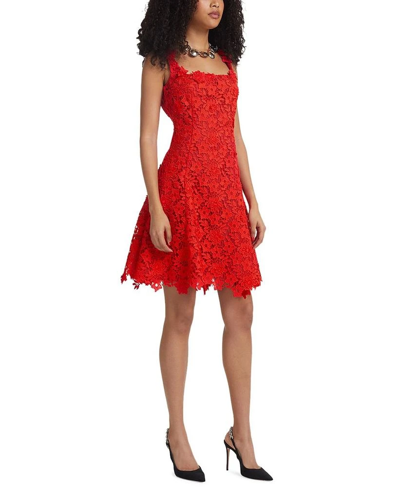 Safiyaa Marrie Floral Lace Mini Dress 4