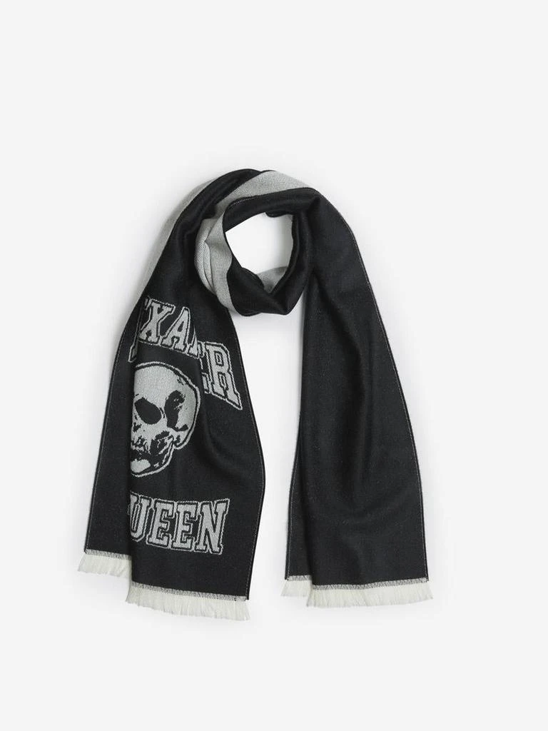 Alexander McQueen Alexander McQueen Wool And Silk Scarf 1