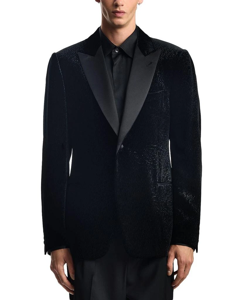Emporio Armani Slim Fit Textured Blazer 1