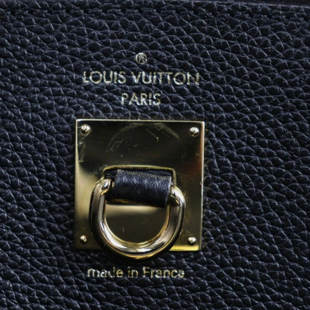 Louis Vuitton Louis Vuitton Black Leather City Steamer MM Satchel 6