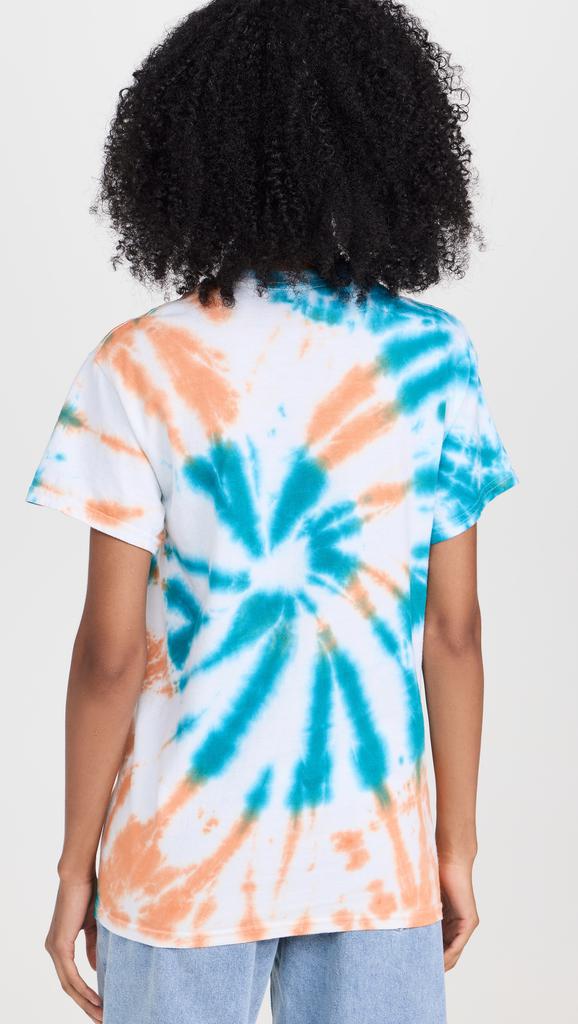 Junk Food Dolphins Football Tie Dye Tee