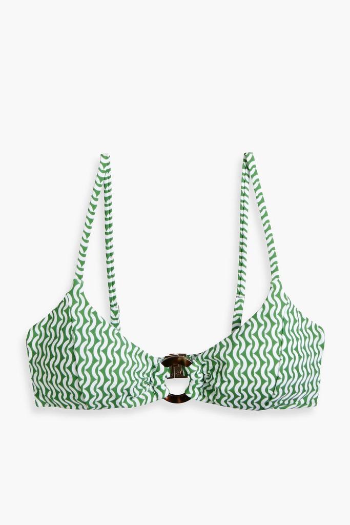 JETS AUSTRALIA by JESSIKA ALLEN Ipanema ring-embellished printed bikini top