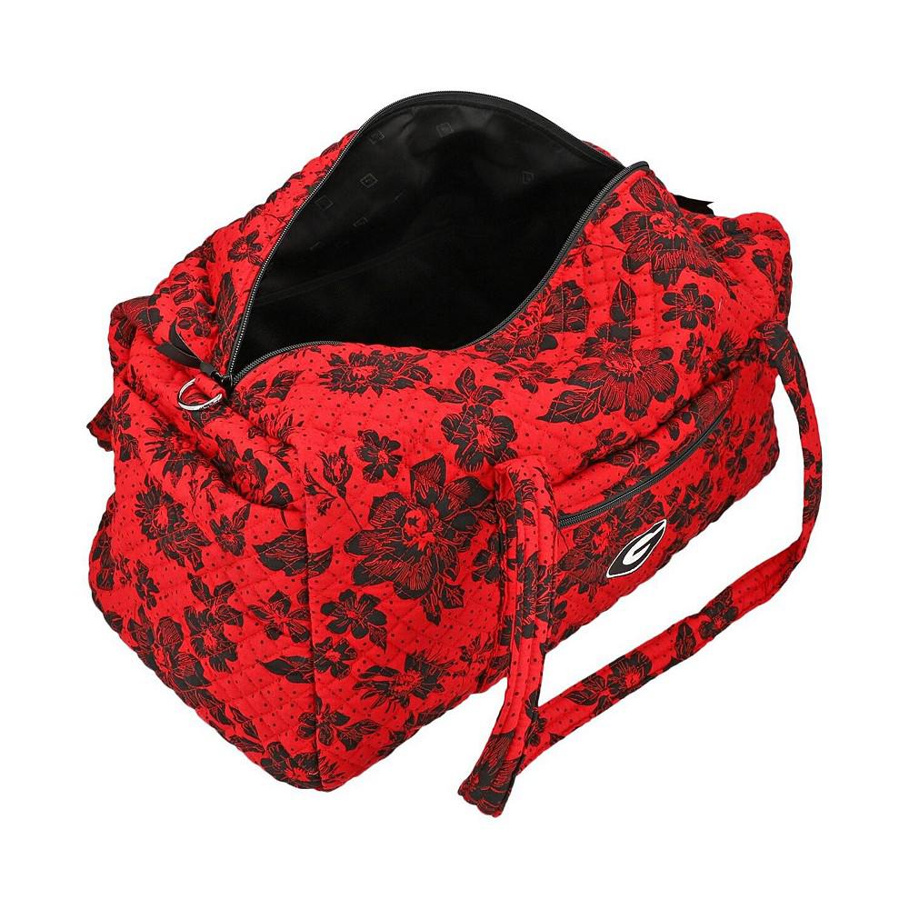 Vera Bradley Men's and Women's Georgia Bulldogs Rain Garden Large Travel Duffel Bag