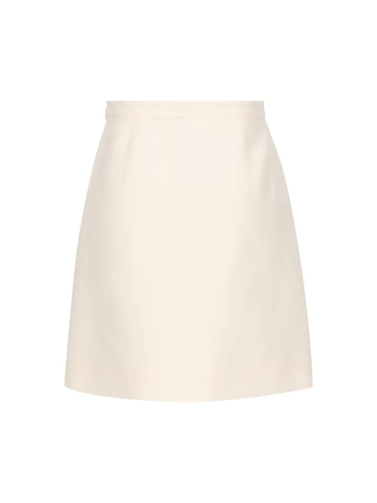 Valentino Valentino Button Embellished A-Line Mini Skirt 2