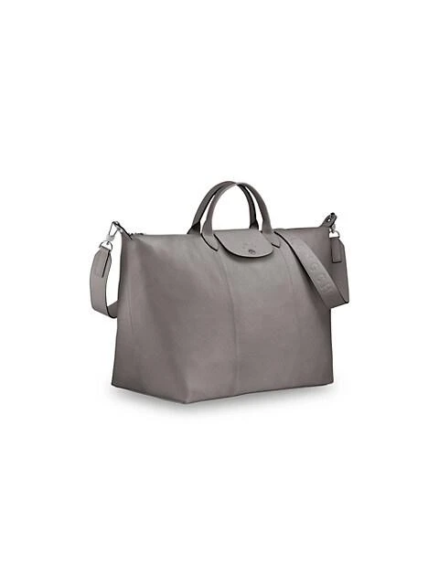 Longchamp Large Le Pliage Cuir 18" Travel Bag 2
