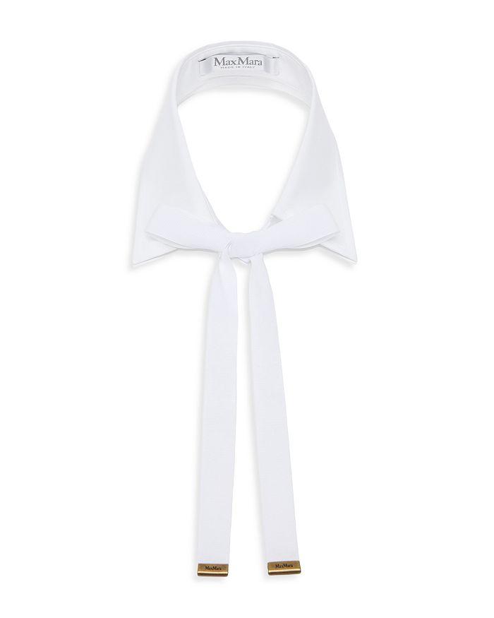 Max Mara Giro Optical White Neck Collar