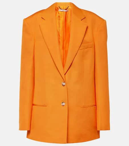 Stella McCartney Single-breasted crêpe blazer 1