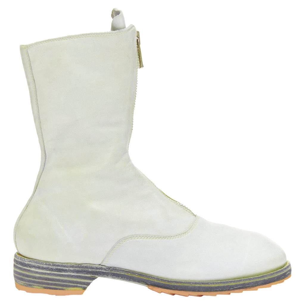 guidi GUIDI tumbled washed soft leather zip boot