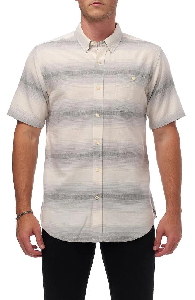Ezekiel Deck Short Sleeve Cotton Button-Up Shirt 1