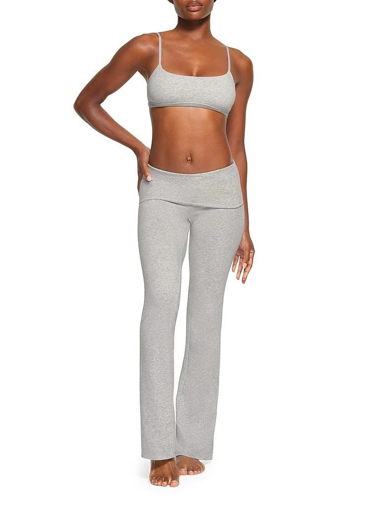 SKIMS Cotton Jersey Foldover Pants 2