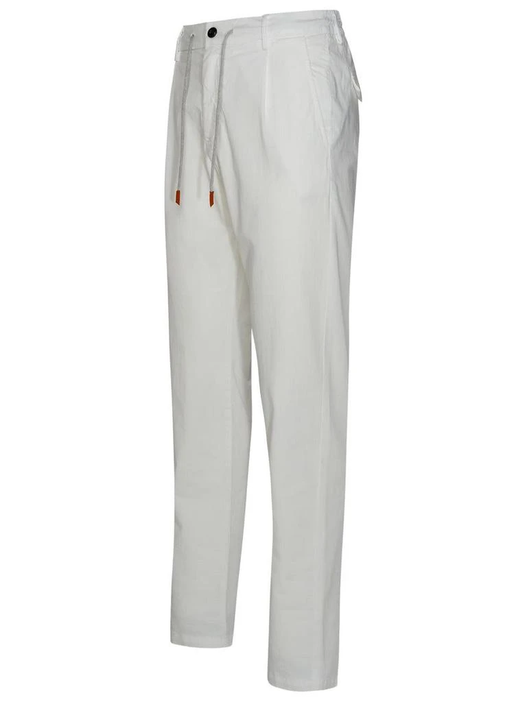 Eleventy Eleventy White Cotton Pants 2