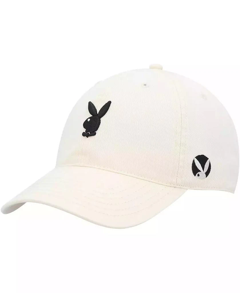 Playboy Men's Cream Micro Dad Adjustable Hat 1