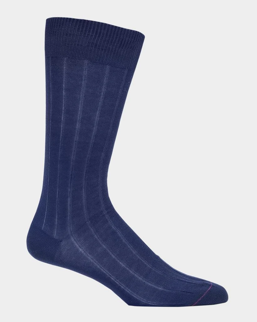 Paul Smith Men's 2-Pack Ribbed Crew Socks 1