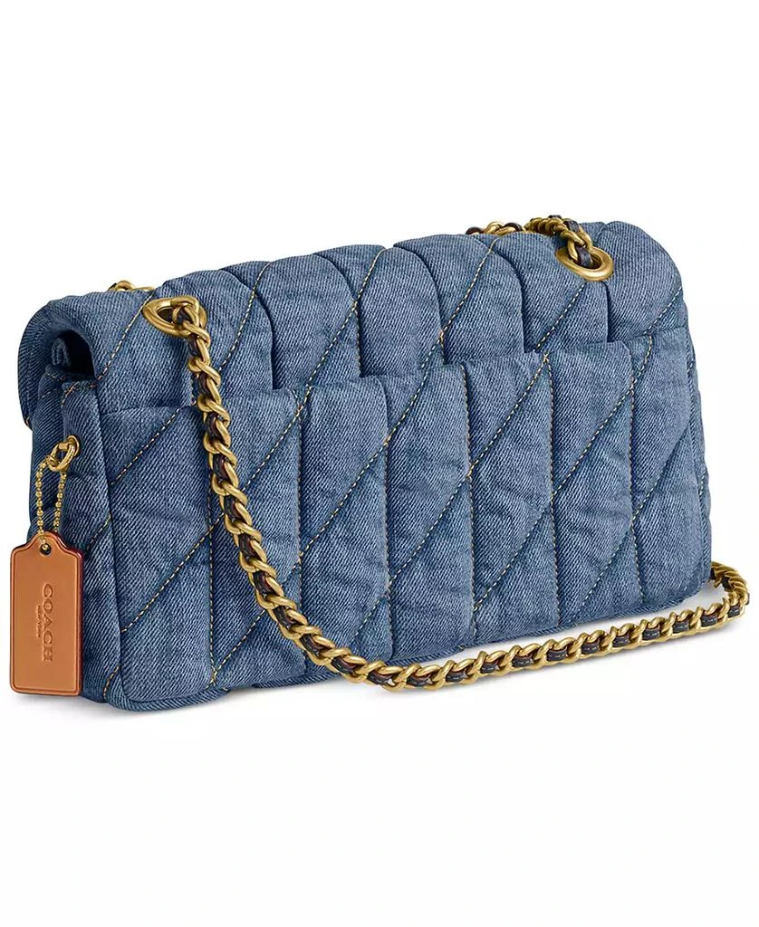 Coach Small Tabby Denim Shoulder Bag 26 with Quilting 5