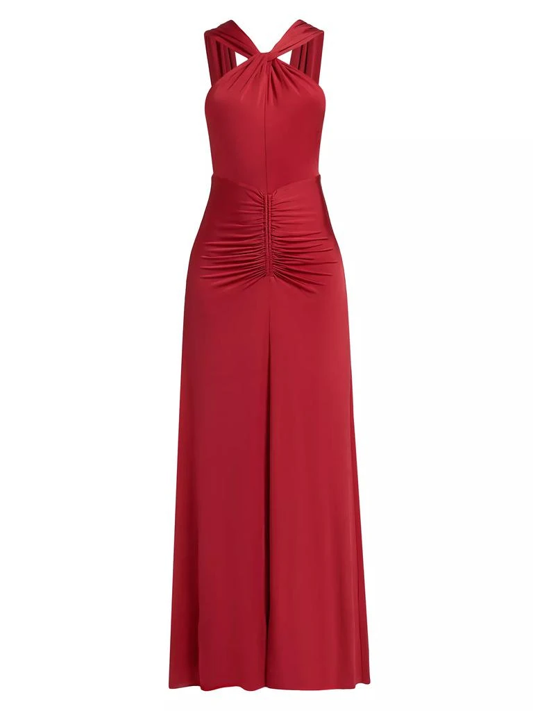 AMUR Mena Jersey Halter Dress 1