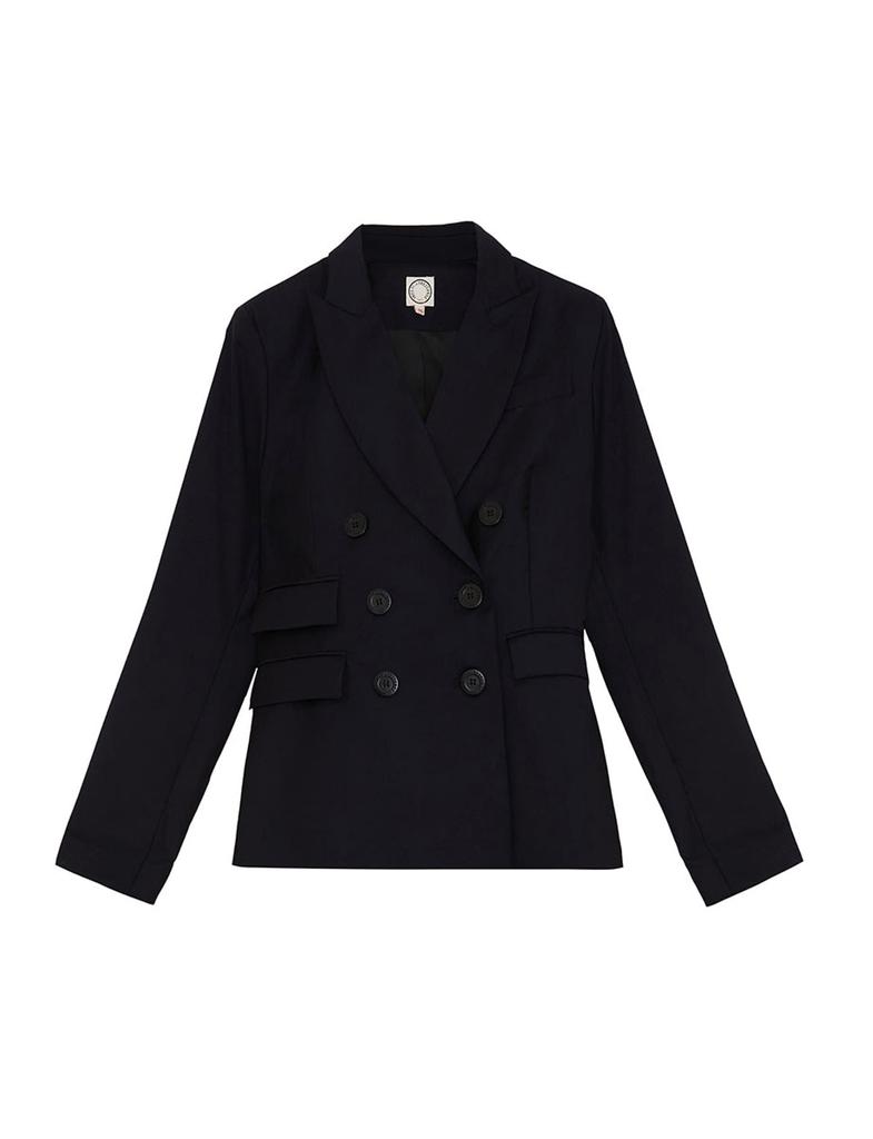 INES DE LA FRESSANGE Maurice wool jacket navy blue