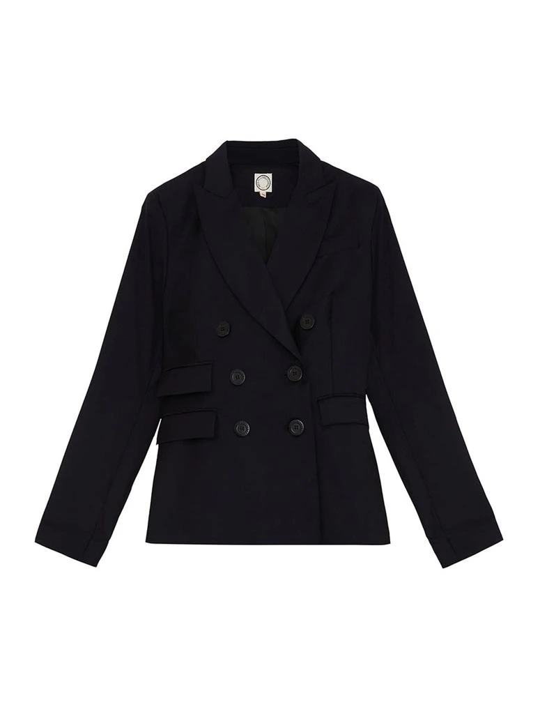 INES DE LA FRESSANGE PARIS Maurice wool jacket navy blue 1