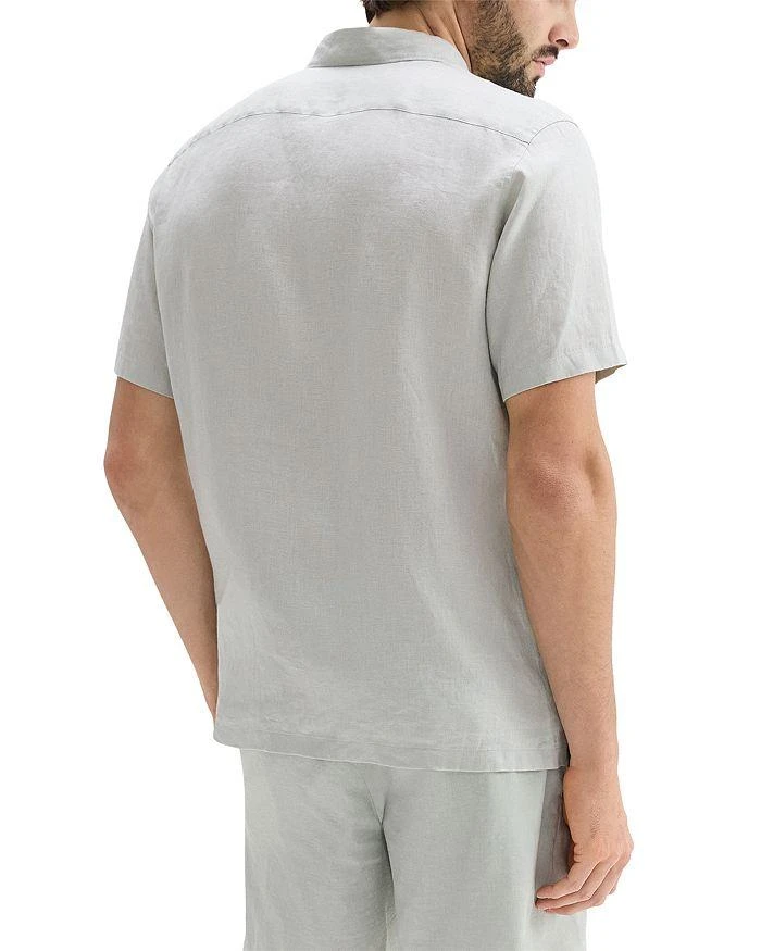 Theory Irving Short-Sleeve Shirt in Relaxed Linen 6