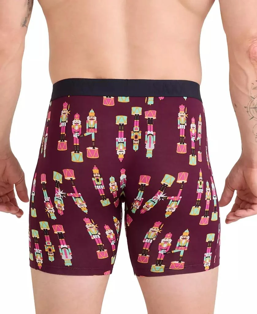 SAXX Men
s Vibe Xtra Slim-Fit Printed Boxer Briefs 3