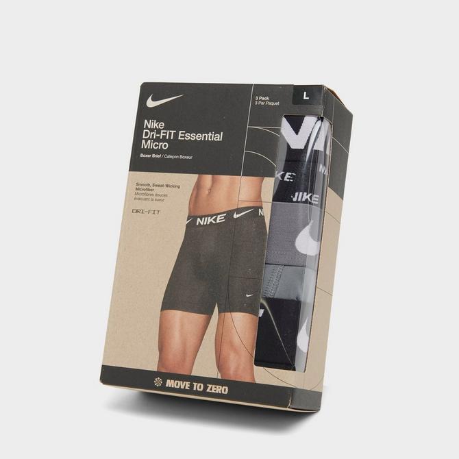 NIKE Men's Nike Dri-FIT Essential Micro Boxer Briefs (3-Pack)