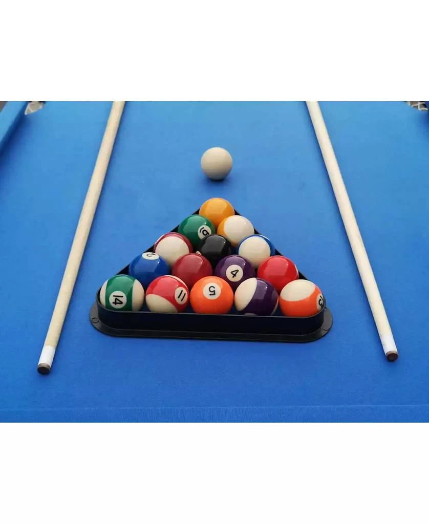 Streamdale Furniture Streamdale 3-in-1 Multi Game Table for Pool, Table Tennis, and Dining 6