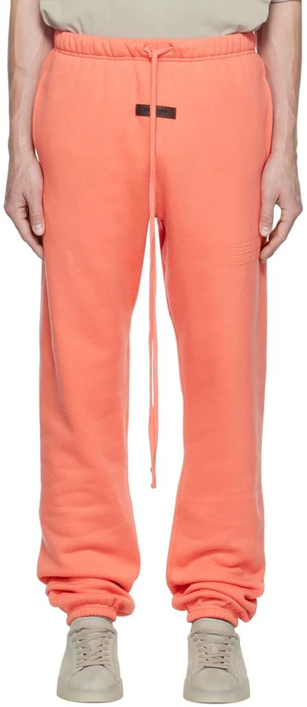 Fear of God ESSENTIALS Pink Drawstring Lounge Pants 1