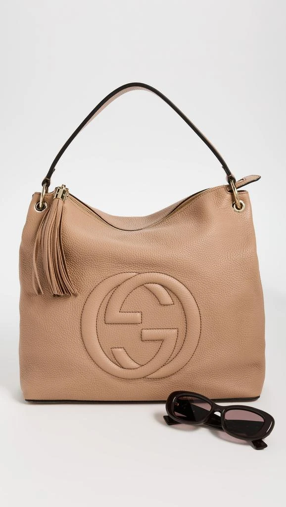 Shopbop Archive Gucci Soho Hobo Grained Calf Leather Bag 2