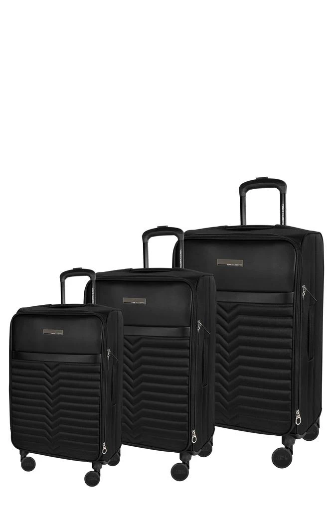 Vince Camuto Set of Three Shauna Softshell Spinner Suitcase 1
