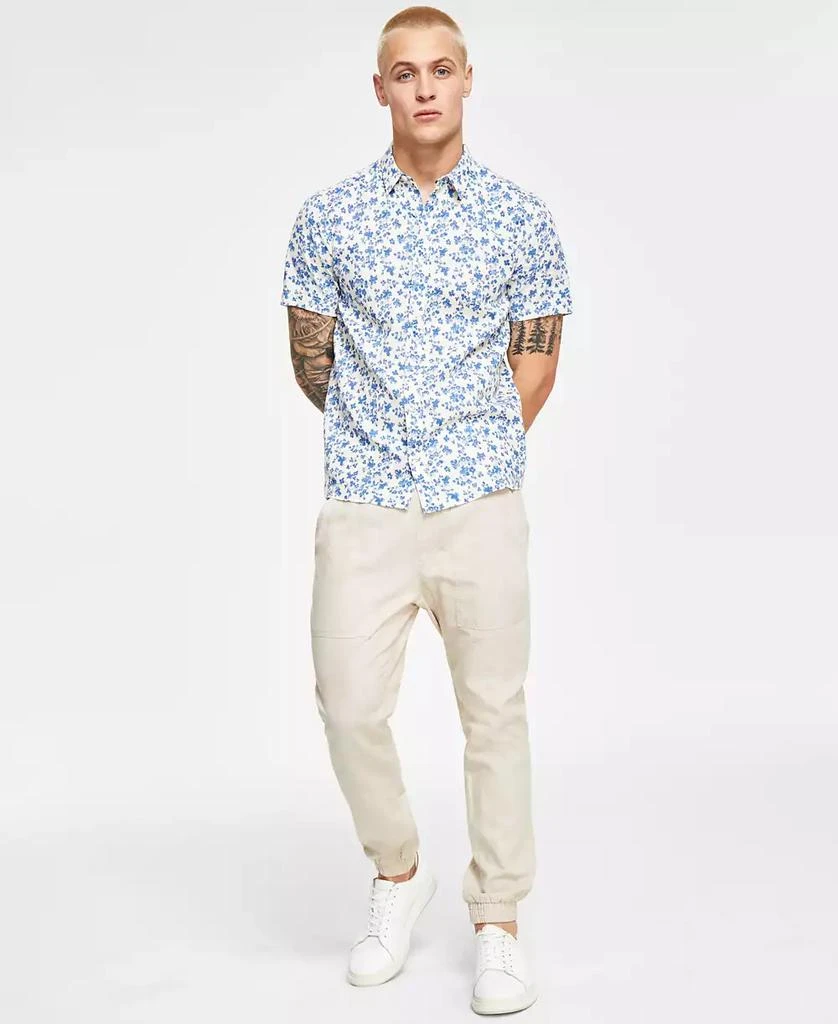 Sun + Stone Men's Charles Linen Jogger Pants, Created for Macy's 5